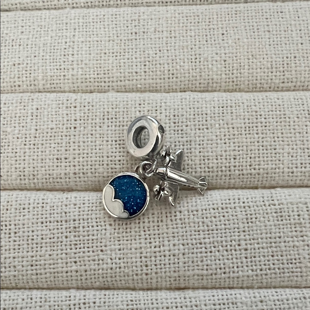 Pandora Propeller Plane Dangle Charm